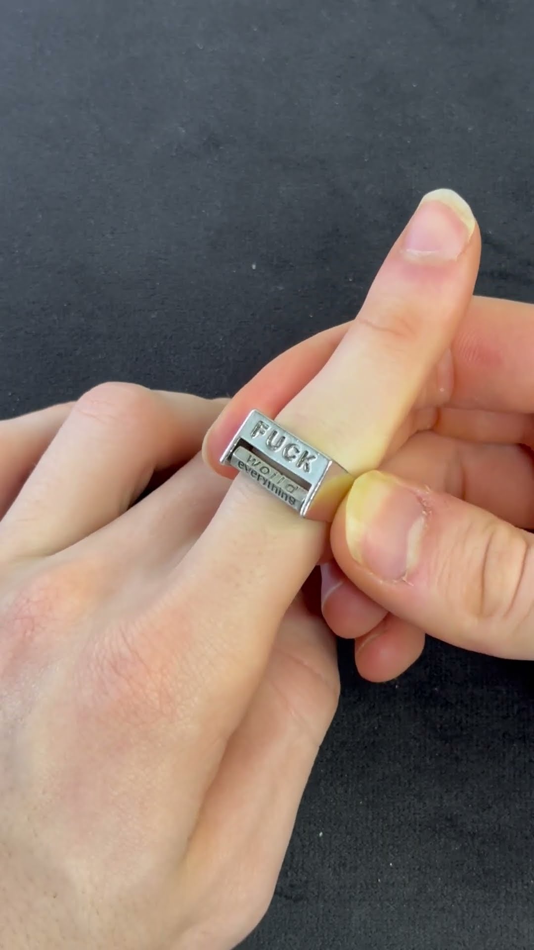 F*ck You Everything Rotating Mood Control Ring ?✅ Product Link in Bio ( # 2023 )