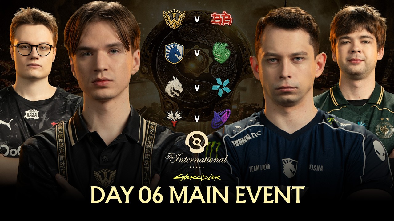 [LIVE] ⚔️Iron Wing vs Boomboys ⚔️Liquid vs Falcons 🏆The International 2026 - Main Event - Day 6