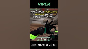 VIPER "Icebox" Spike Lineups part 1 #shorts  #valorant