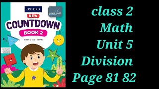 countdown book 2 third edition pg 81 82 unit 5 division/class 2 math chapter 5 division