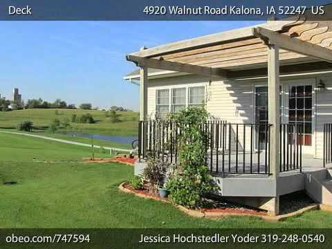 4920 Walnut Road, Kalona, IA home video tour