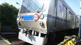 静岡鉄道1000形1007F(リバイバルカラー)静岡清水線急行 古庄駅付近通過