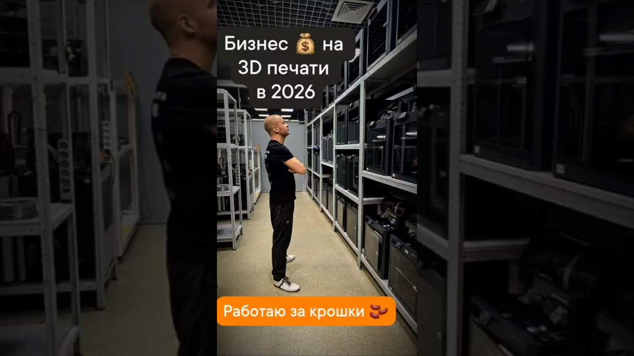 Бизнес на 3D печати в 2026. Работаю за крошки 💵 