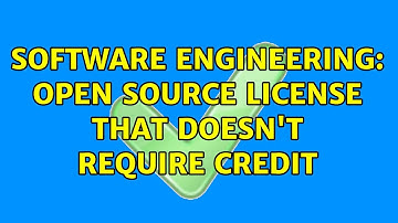 Software Engineering: Open source License that doesn