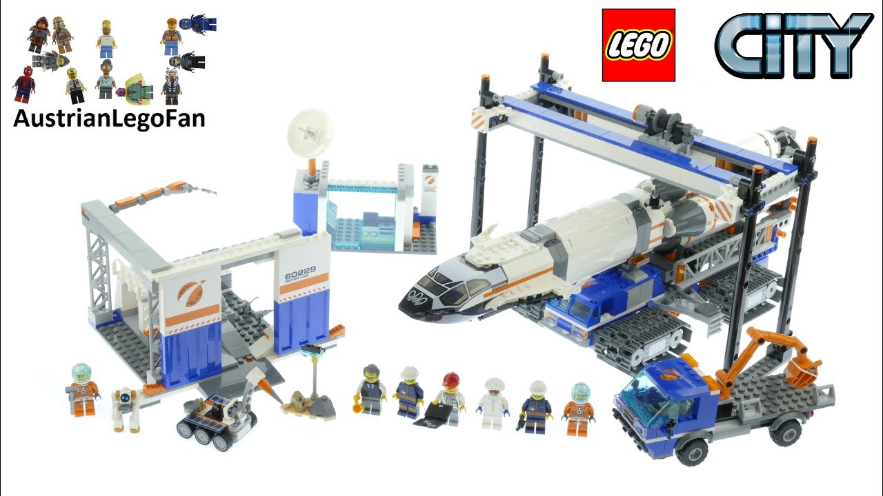 absorption Lænestol Postkort Lego City 60229 Rocket Assembly & Transport Speed Build - YouTube