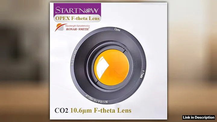 Startnow 106um Ftheta Field Scan Lens 110X110 140X140 175X175 ZnSe CO2 Focus Lens Thread M85mm For