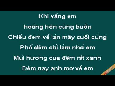 Dem Nay Anh Mo Ve Em Karaoke - T-Tran