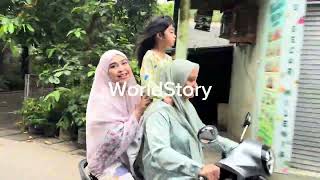 Ria Ricis Rides A Motorcycle To The Mosque To Perform Eid Prayers