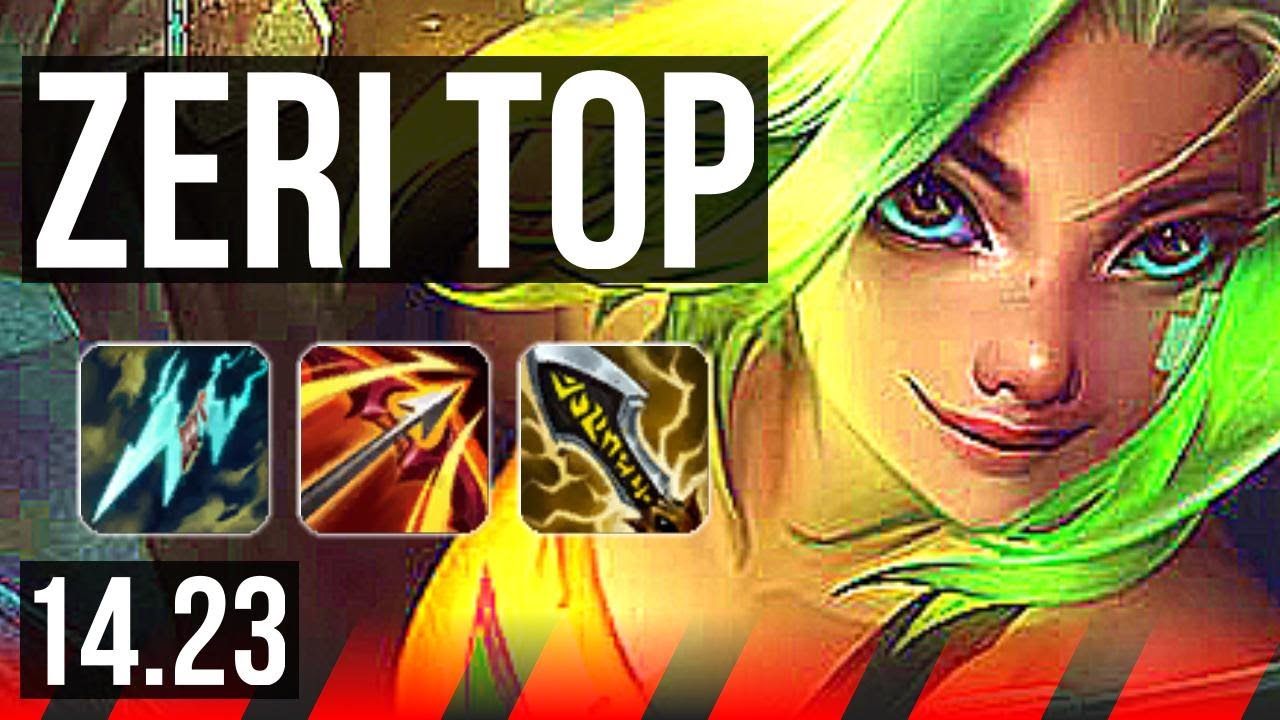 ZERI vs K'SANTE (TOP) | 5/1/6 | KR Challenger | 14.23