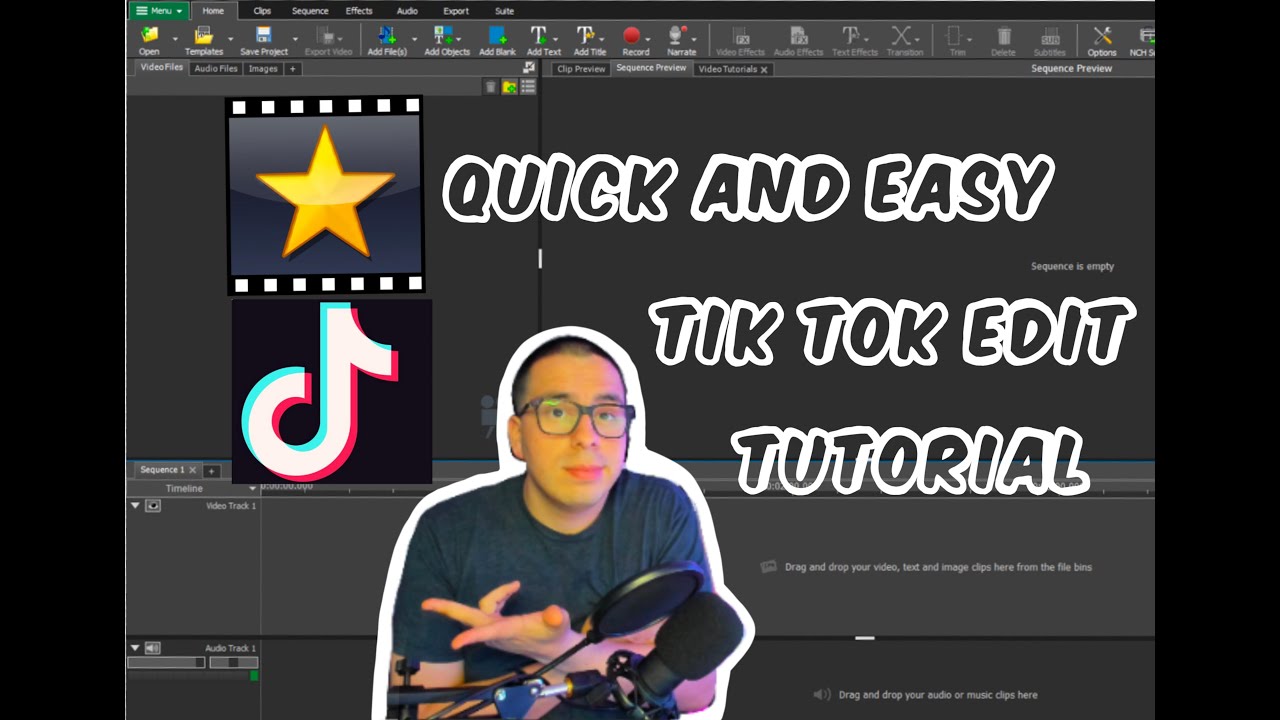 EDITING TIK TOK VIDEOS WITH VIDEOPAD VIDEO EDITOR - YouTube