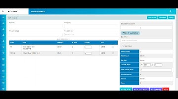 how to make and print invoice keyPOS
