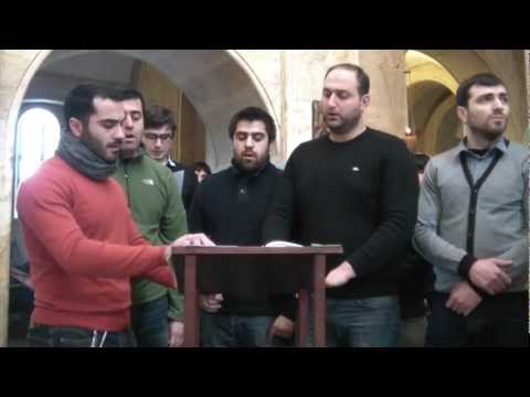 \"მოვედით, თაყვანის-ვსცეთ\"-\"O come, let us worship\"