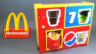LEGO McDonalds Fries Pepsi 7up MACHINE