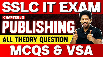 SSLC IT Practical 2025 | Chapter 2 Publishing | Model Exam Revision | Exam Winner SSLC