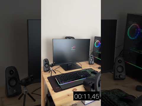Bilgisayarınız kaç saniyede açılıyor ? #g29logitech #asus #asusrog #shorts