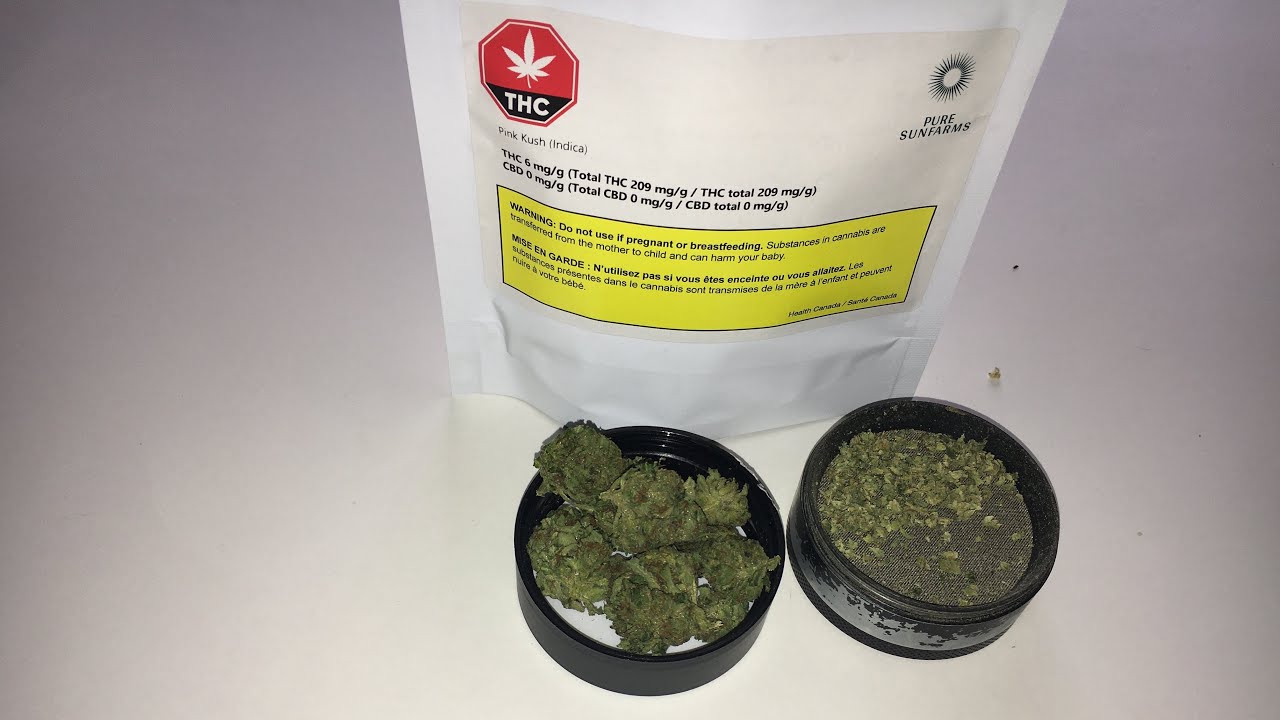 Weed Unboxing- Pink Kush by Pure Sunfarms