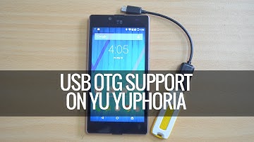 USB OTG Support on Yu Yuphoria | Techniqued