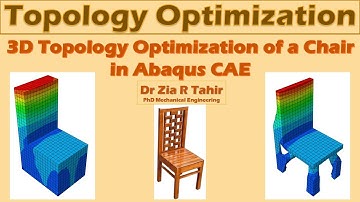Abaqus Topology Optimisation: 3D Chair