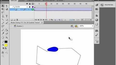 Flash From Scratch Tutorial 20 Guided Animation