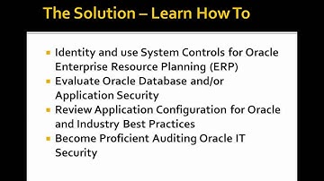 OIC Oracle GRC Professional Development Program (PDP) for Auditors