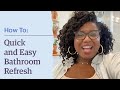 How to: Quick and Easy Bathroom Refresh | Etsy