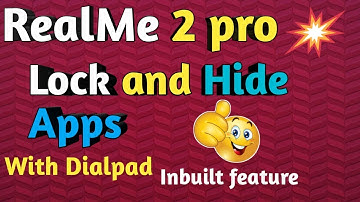 How to lock,hide apps in realme2 pro | realme 2 pro security 2019