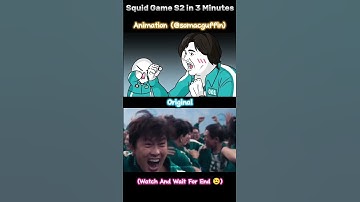 Squid Game 2 ANIMATION VS ORIGINAL 💥|| @somacguffin #squidgame #squidgameseason2 #squidgameedit
