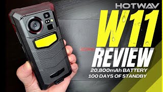 HOTWAV W11 Review: Monstrous 20800mAh Battery & 100 Days of Standby!