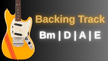 B Dorian Guitar Backing Track | 75 Bpm