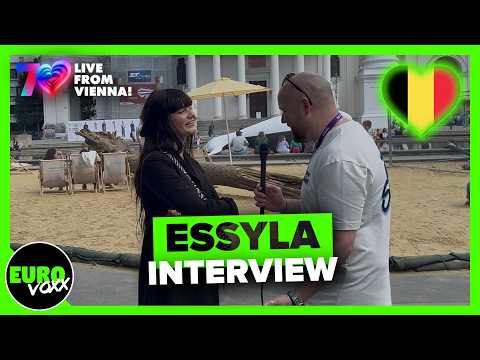🎤🇧🇪 BELGIUM EUROVISION 2026 // ESSYLA - Dancing on the Ice (INTERVIEW) // Live from Vienna!