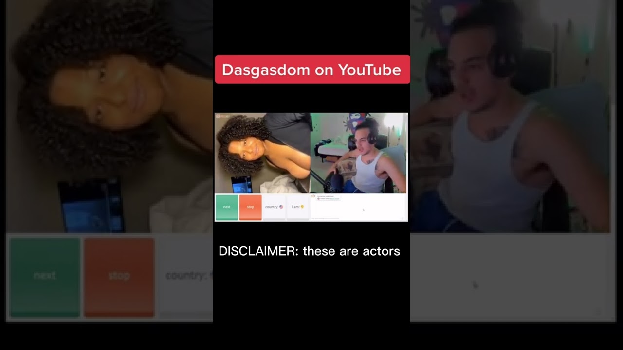 ⁣Dasgasdom3 GOES ON OMEGLE OFF STREAM! (RARE LEAKED VIDEO) #dasgasdom3 #shorts