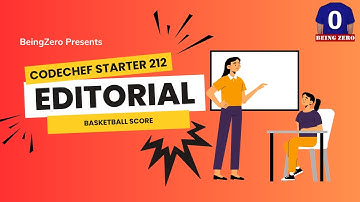 Basketball Score || Codechef Starters - 212 || Video Editorials