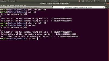 How to Write A Subroutine Using Fortran:intent(in),intent(out),intent(inout) explained