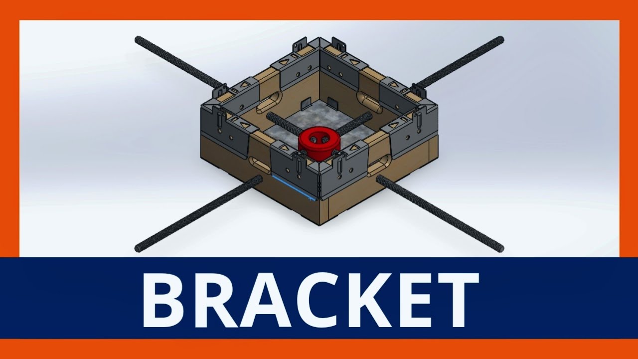 How to Design and Assemble a Bracket | SolidWorks | - YouTube