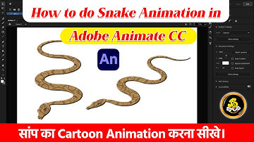 How to do Snake Animation in Adobe Animate CC | animation | kartoon | 2d character | design | JsArts