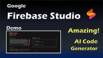 Google Firebase Studio Tutorial - AI Code Generator