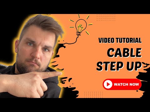Glute Focused Cable Step Up  Exercise  Form Guide Tutorial ( Box Step Up )