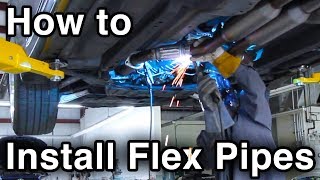 How To Replace Flex Pipes [Berk Test Pipes + HKS Replica Exhaust Sounds // Infiniti G35 Build]