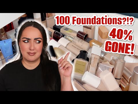 HUGE FOUNDATION DECLUTTER! What’s ACTUALLY Worth Keeping!