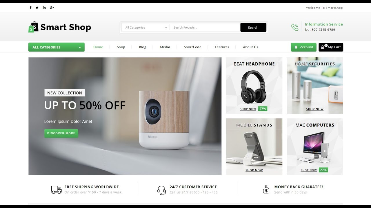 SmartShop Woocommerce : Child Theme Installation (WCM020049)