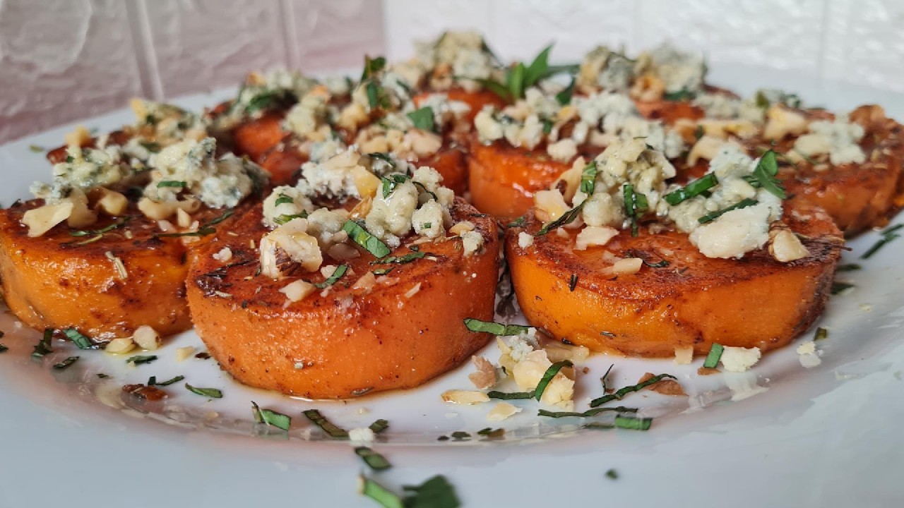 Tostas de Boniato, Cabrales y miel (SUBTITULADO a más de 70 idiomas)