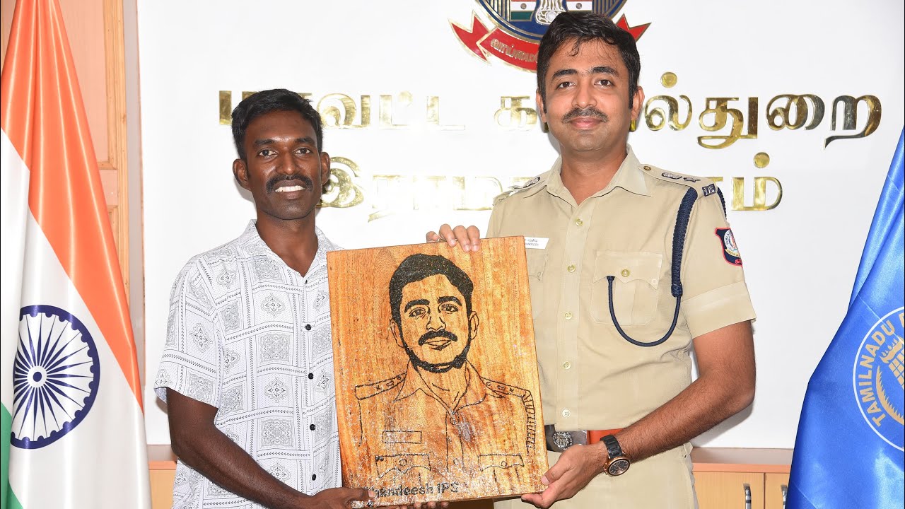 Chandeesh IPS 🔥Sir 🔥 உங்களுக்ககா நானே பண்ண  Gift 