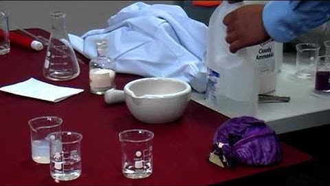 HSC Chemistry experiment: Natural pH indicator from Anthocyanin (Red Cabbage Juice)