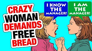 r/IDoWorkHereLady - CRAZY Karen Demands FREE Bread