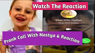 My Reaction to Prank Call with Nastya Live | Prank  Incoming Call From Nastya screenshot 4