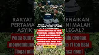 Oknum  TNI b!sn!s BBM !l3g4l#beritaterkini #shorts #viral