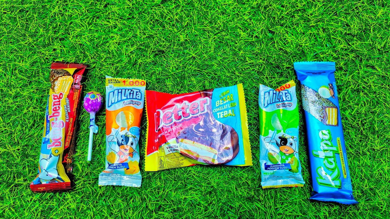 ASMR Candy Mix 🍭 Milk Candy, Wafer & Chocolate | Relaxing Eating Sounds