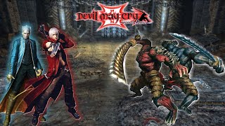 Devil May Cry 3 Special Edition: Agni &amp; Rudra Boss Battle No Damage 