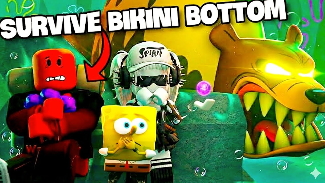 Survive Bikini Bottom Roblox Funny Roblox YouTube 