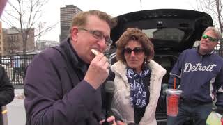 Charlie Langton Talks To Detroiters On Opening Day